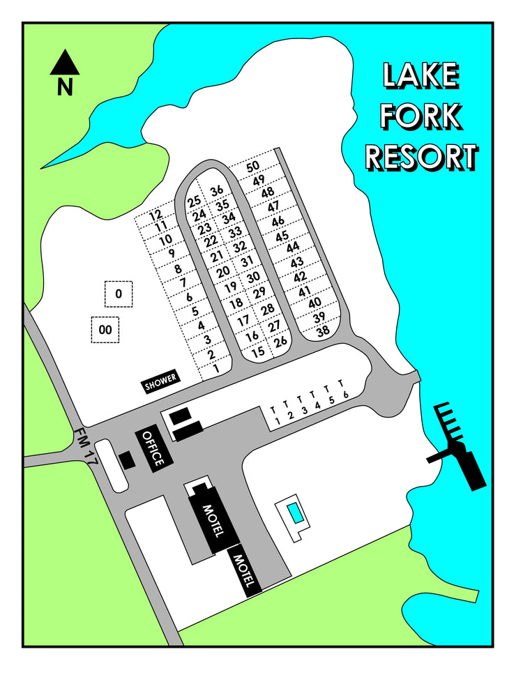Park Map Lake Fork Resort